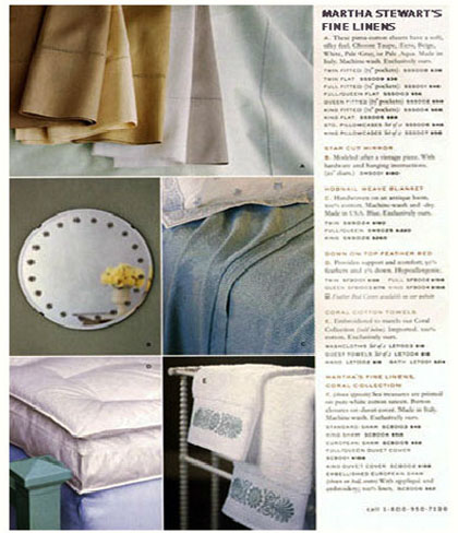 Martha Stewart Bed & Towels